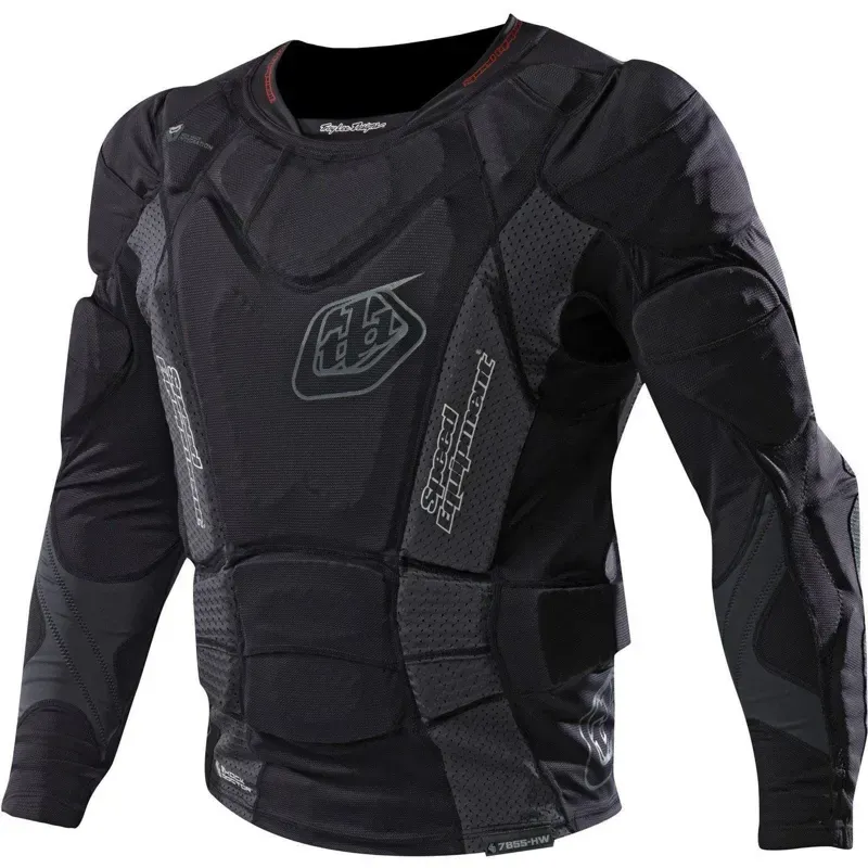 2018 Troy Lee Designs Protective Long Sleeve Shirt in Black 