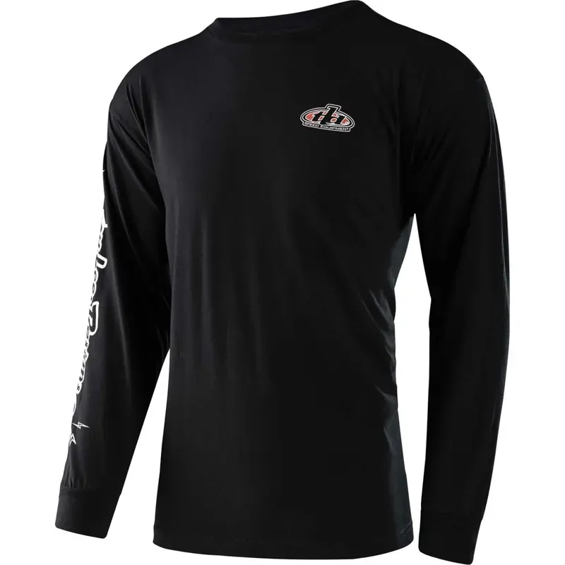2021 Troy Lee Designs Limited Edition Pistonbone Long Sleeve T-Shirt in Black