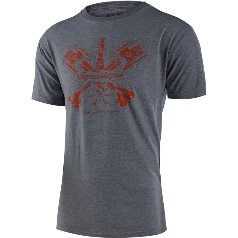 2021 Troy Lee Designs Limited Edition Pistonbone T-Shirt in Grey