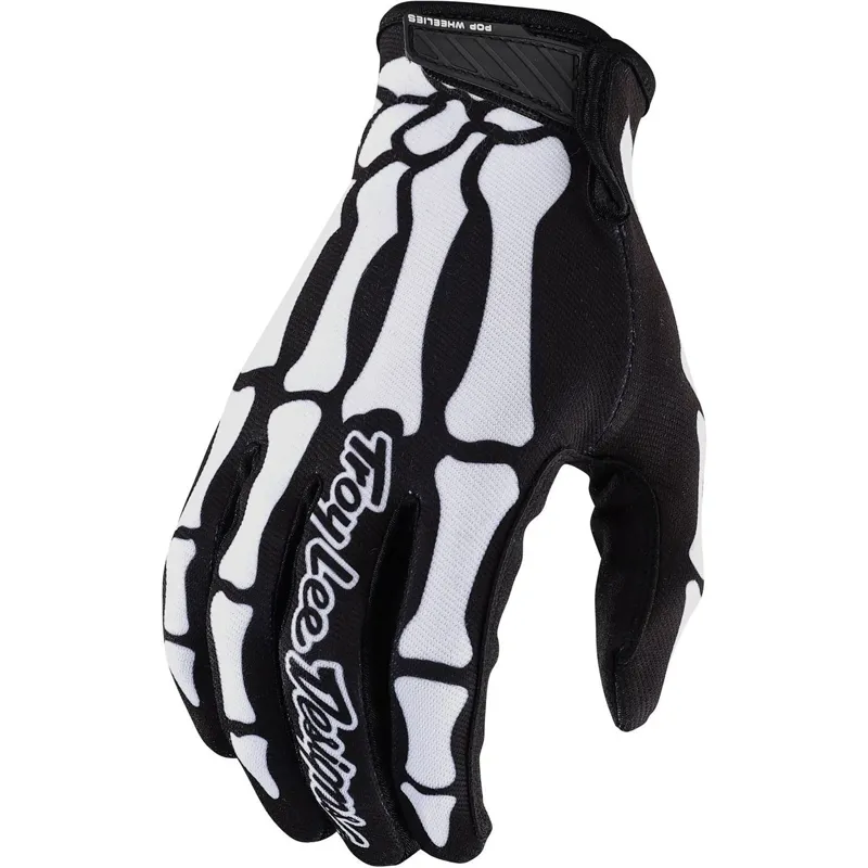Troy Lee Designs Air Gloves in Skully Black 