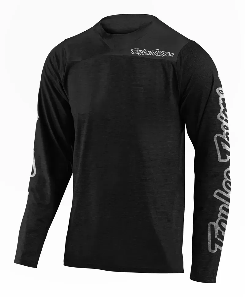 2020 Troy Lee Designs Skyline Chill Long Sleeve Jersey in Black 