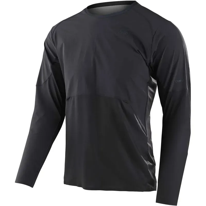 2021 Troy Lee Designs Drift Long Sleeve MTB Jersey in Black