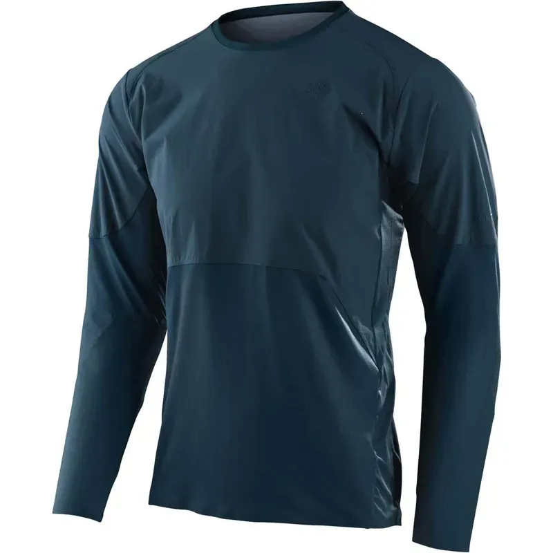 2021 Troy Lee Designs Drift Long Sleeve MTB Jersey in Blue