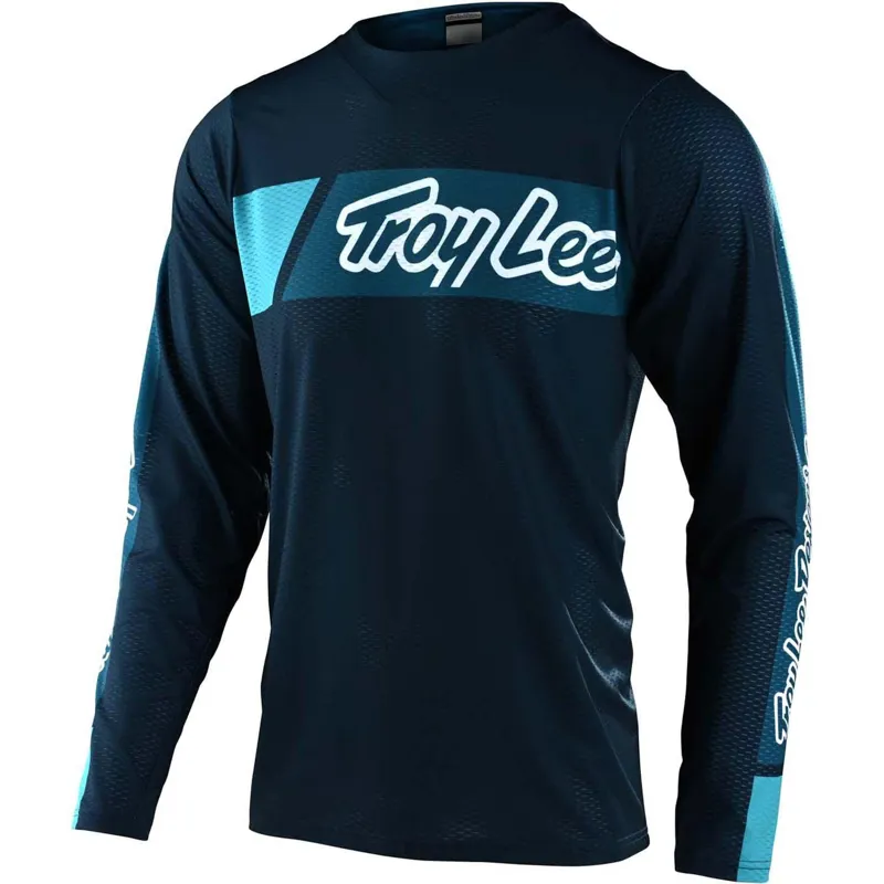 2021 Troy Lee Designs Skyline Air Long Sleeve Jersey in Blue