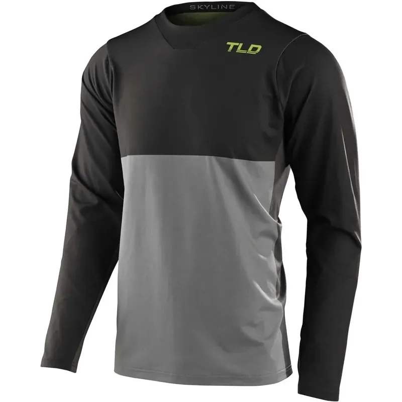 2021 Troy Lee Designs Skyline Chill Long Sleeve Jersey in Grey