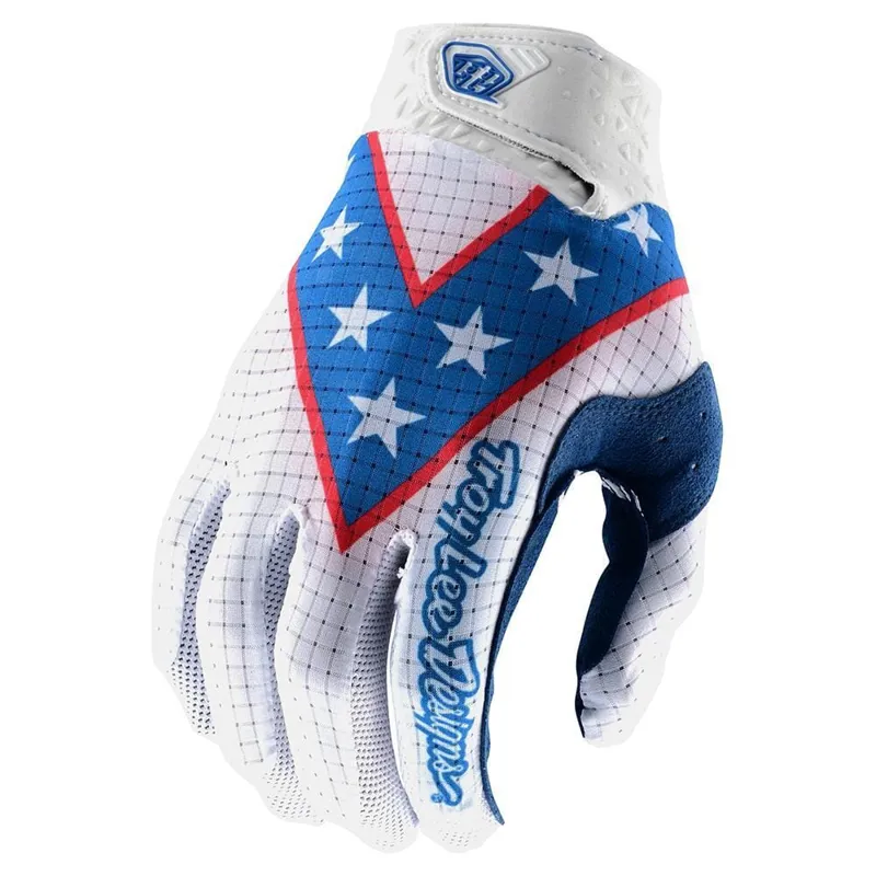 Troy Lee Designs Air Gloves in White/Blue