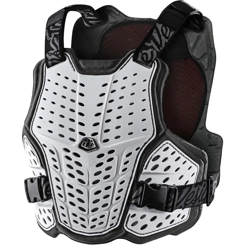 2021 Troy Lee Designs Rockfight CE Flex Chest Protector in White