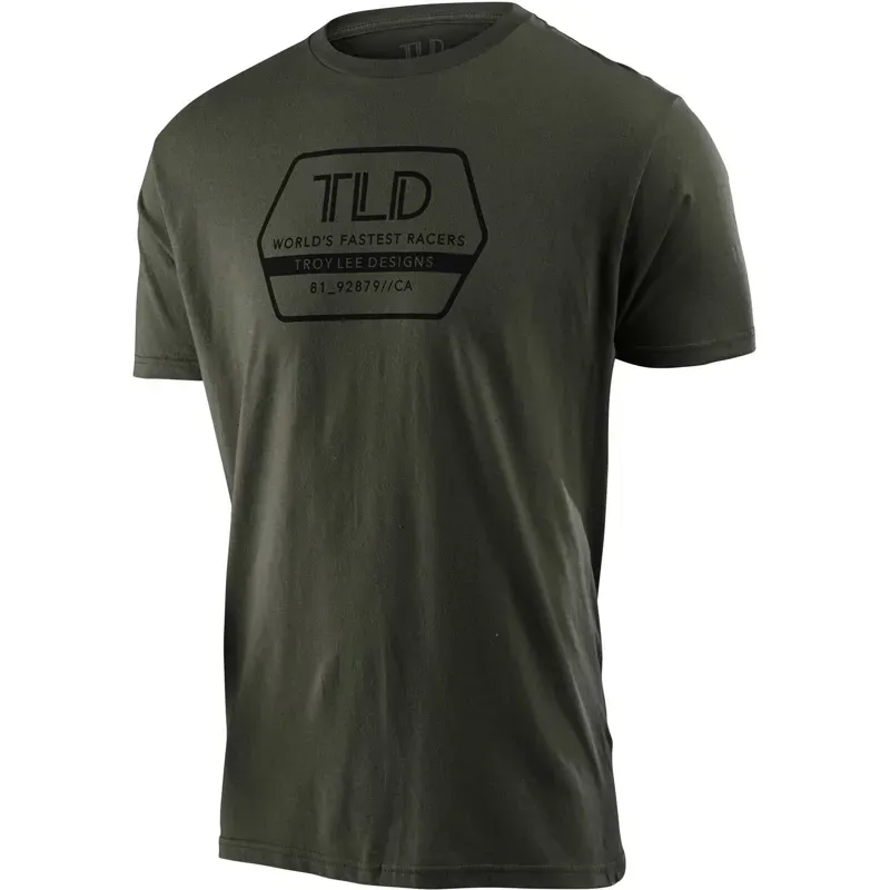 Troy Lee Design Factory Tee in Surplus Green