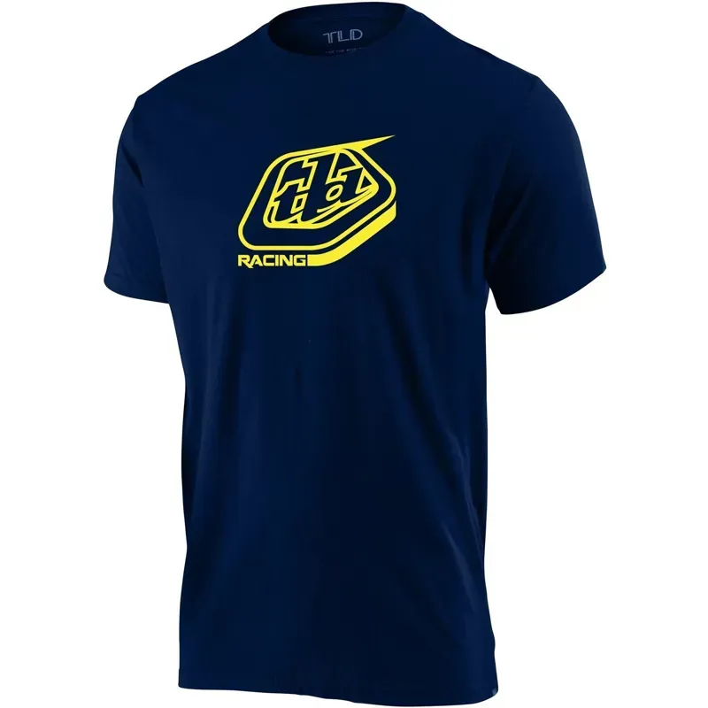 Troy Lee Designs Racing Shield Tee in Navy