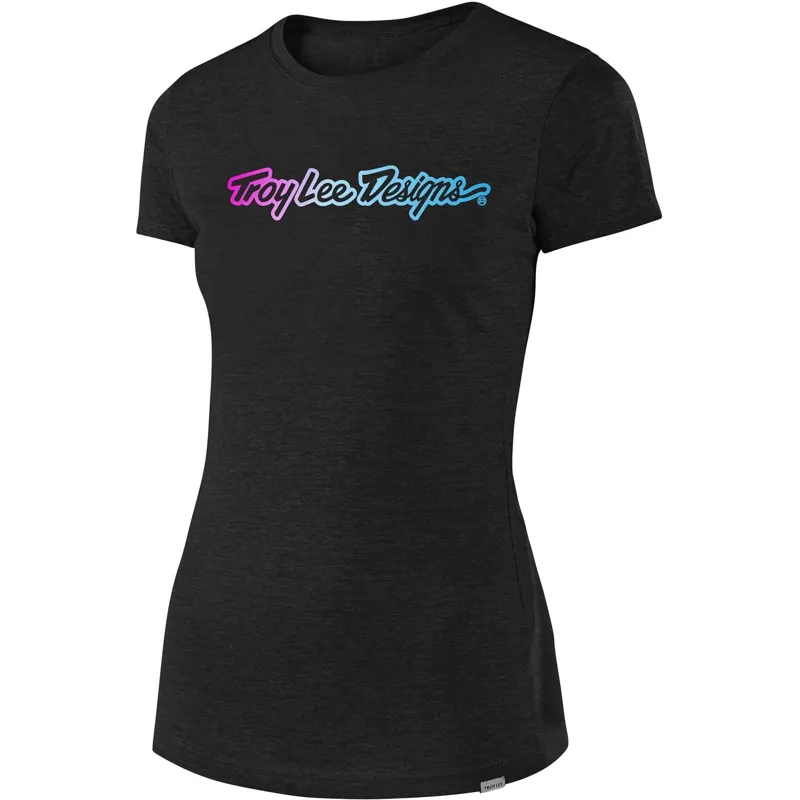 Troy Lee Designs Womens Signature Tee in Black