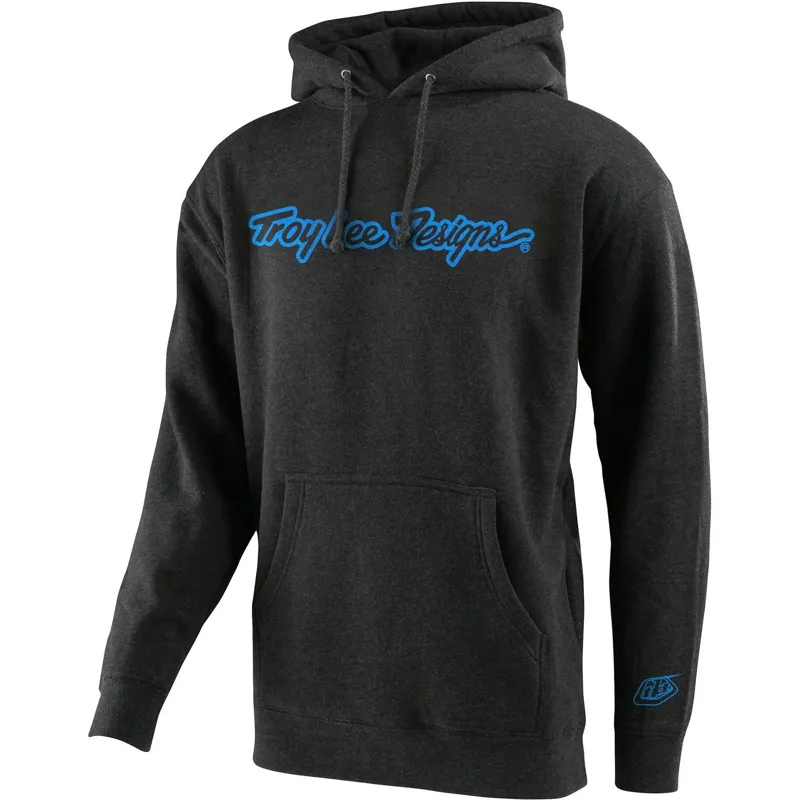 2021 Troy Lee Designs Signature PO Youth Hoodie in Black