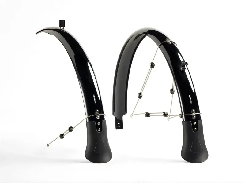 Trek NCS 700x28-35c Front + Rear Mudguard Set in Black