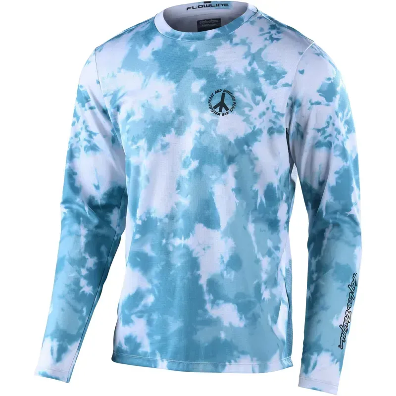 Troy Lee Designs Flowline Long Sleeve Jersey in Plot Ivy