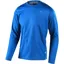 Troy Lee Designs Flowline Long Sleeve Jersey in Solid Blue