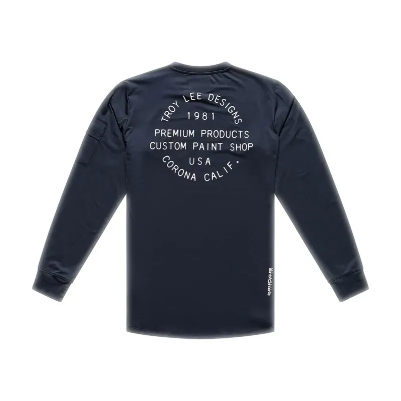 Troy Lee Designs Ruckus Long Sleeve Ride Jersey in Pressed Carbon-1