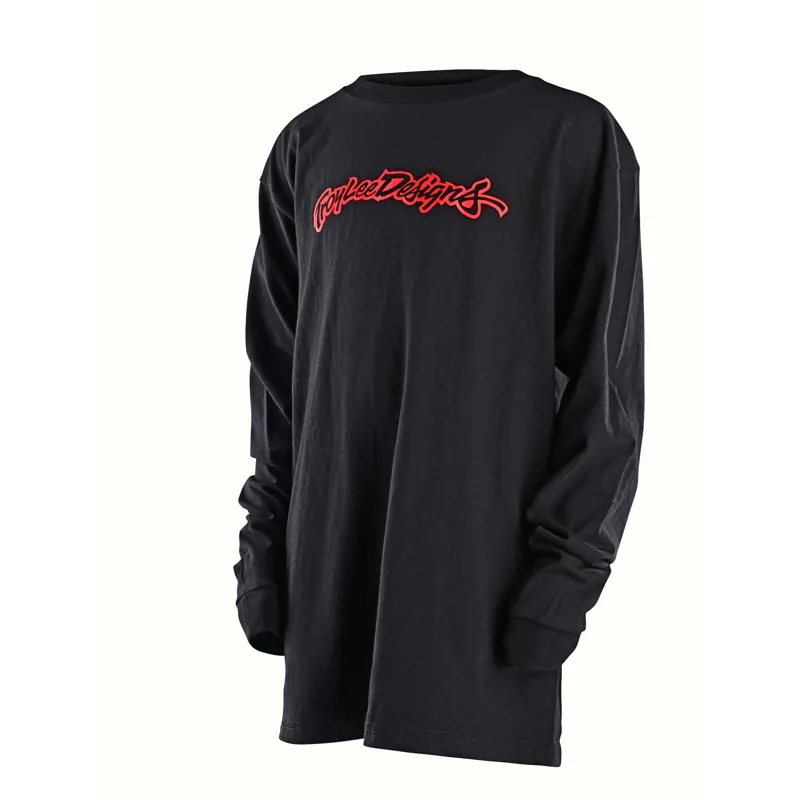 Troy Lee Designs 40th Holiday History Kids LS Tee in Black