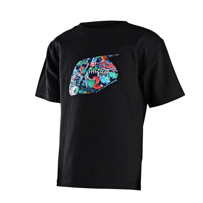 Troy Lee Designs 40th Holiday History Kids SS Tee in Black
