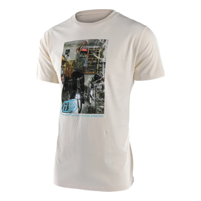 Troy Lee Designs 40th Holiday Unicycle SS Tee in Natural