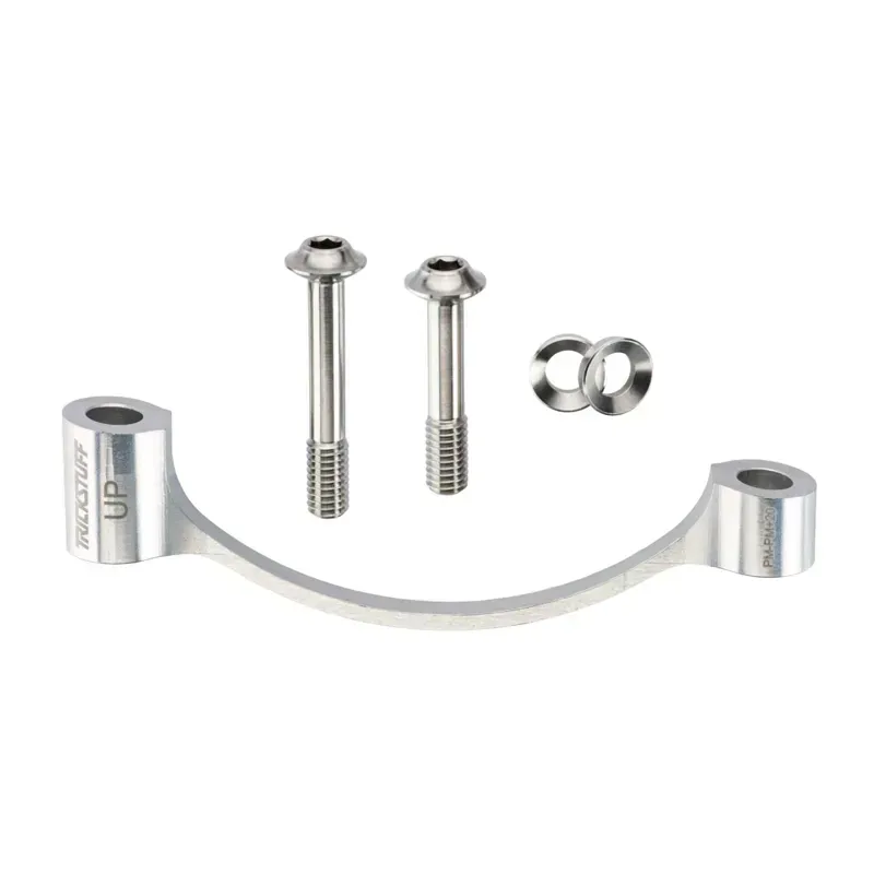 Trickstuff CNC Brake Adaptors PM To PM Sizes In Silver