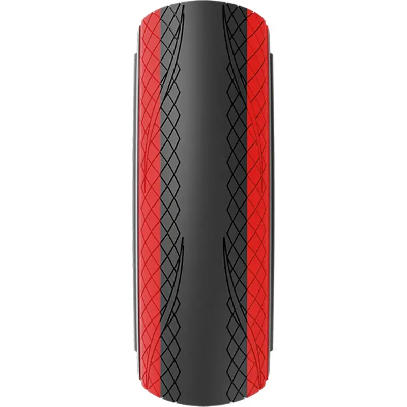 Vittoria Rubino Pro IV 700x25c Folding Gravel Tyre in Red/Black