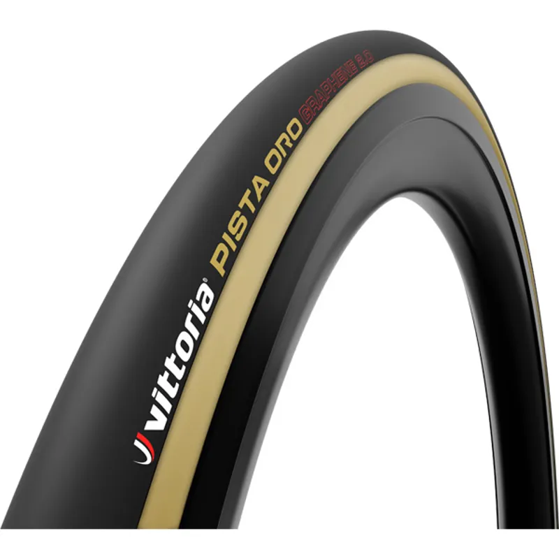 Vittoria Pista Oro 28x2.3-inch Tubular Tire in Black/Tan-1