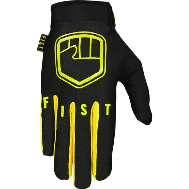 Fist Handwear Stocker Adult Gloves in Fluro Yellow