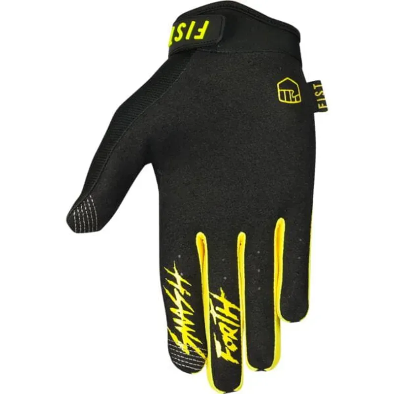 Fist Handwear Stocker Adult Gloves in Fluro Yellow-1
