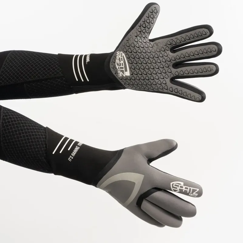 Spatzwear Neon Rain Gloves in Grey