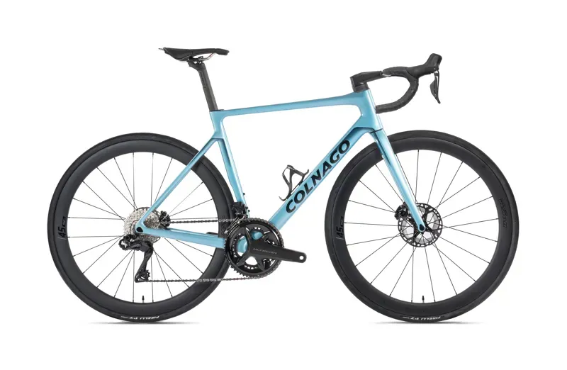 Colnago V4 Disc SC45 Ult. Wheels Di2 12-sp. Comp. Road Bike in Blue