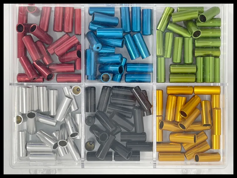 Vel Anodized Sealed Cable Ferrules Kit 4mm Assorted Colours