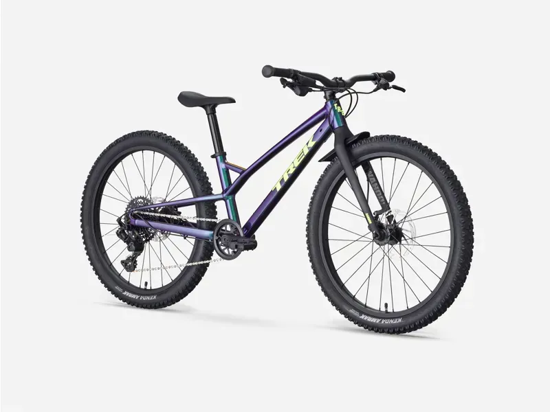 Trek Wahoo 24 Trail Kids Hybrid Bike in Emerald Iris-1