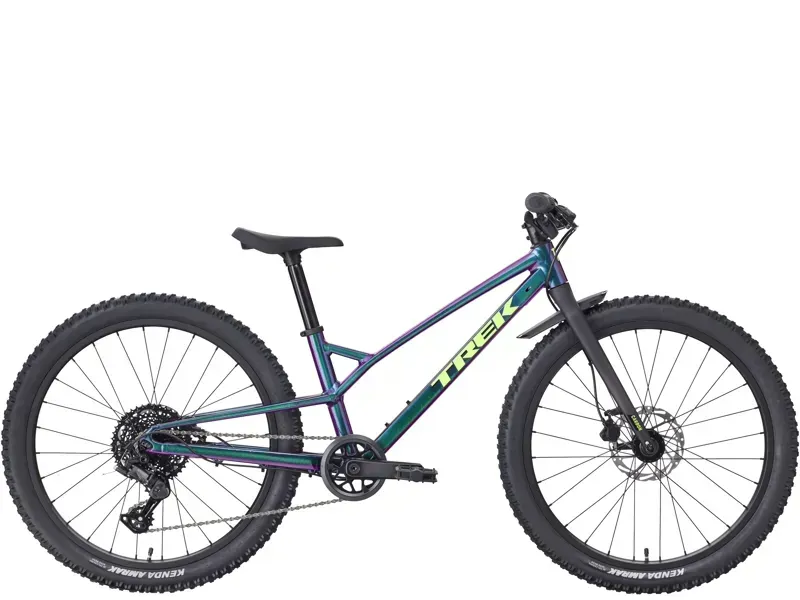 Trek Wahoo 24 Trail Kids Hybrid Bike in Emerald Iris