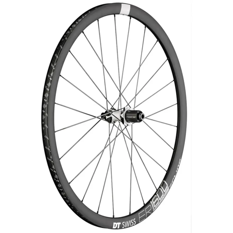DT Swiss ER1600 SPLINE Disc Brake Shimano Rear Wheel in Black-1