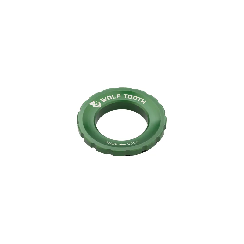 Wolf Tooth Centrelock Rotor Lockring in Green