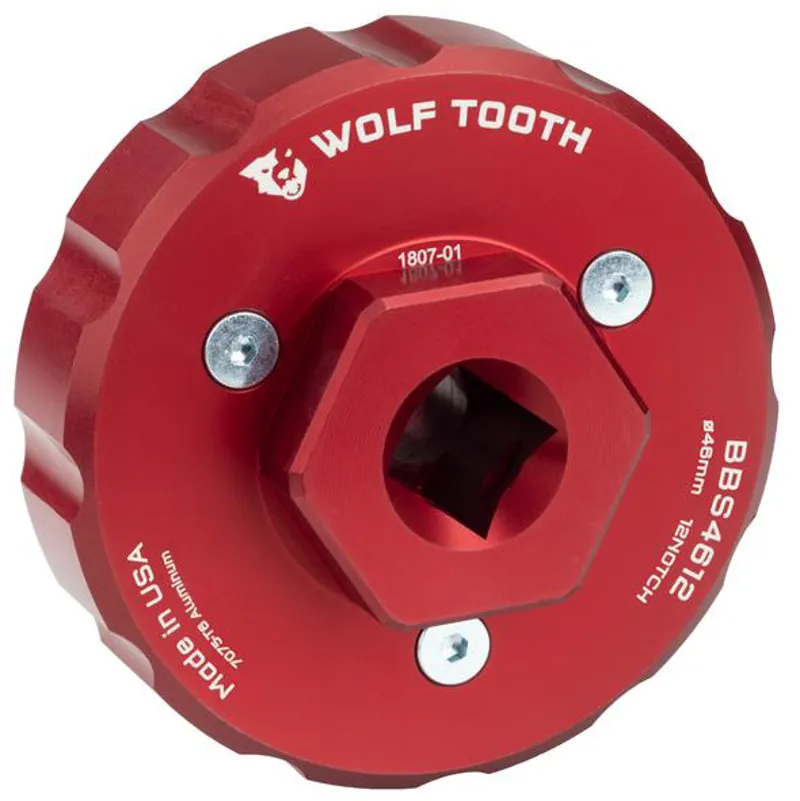 Wolf Tooth Bottom Bracket Tool in Red 