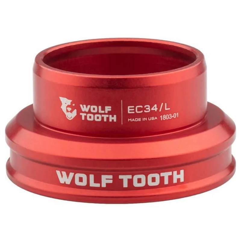 Wolf Tooth Performance EC34/30 External Cup Headset in Red