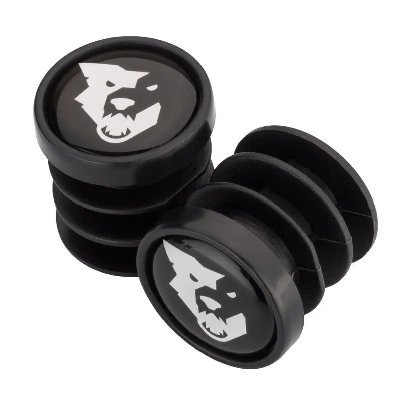 Wolf Tooth Bar End Plugs in Black