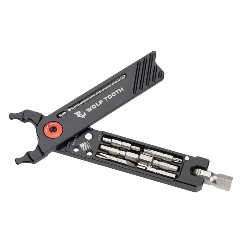 Wolf Tooth 8-Bit Pliers in Red