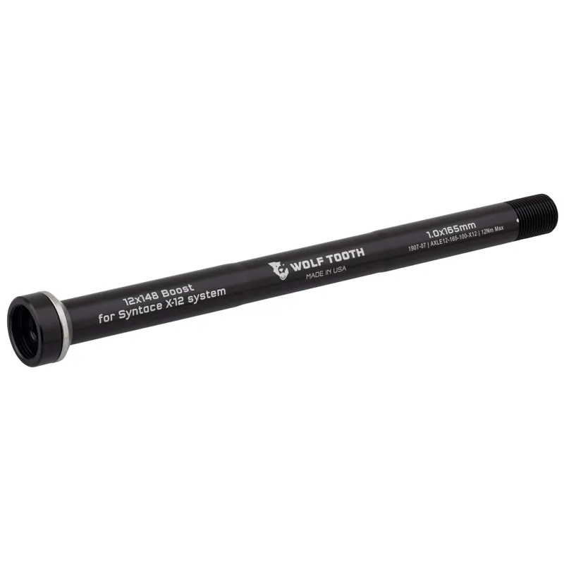 Wolf Tooth Rear Thru Axle For X-12 / Black 1
