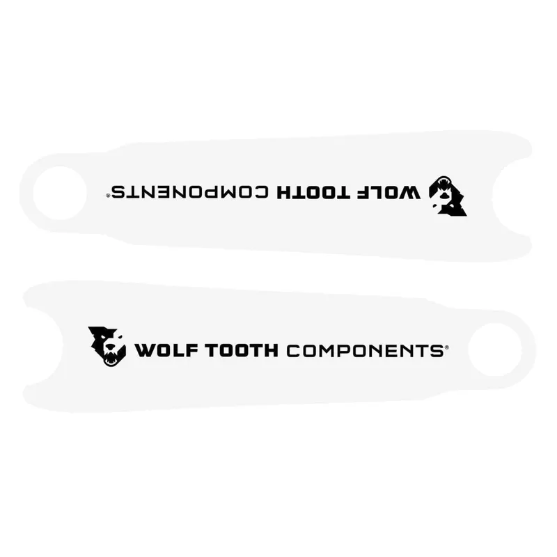Wolf Tooth Crankskins Crank Arm Protectors Clear One Size