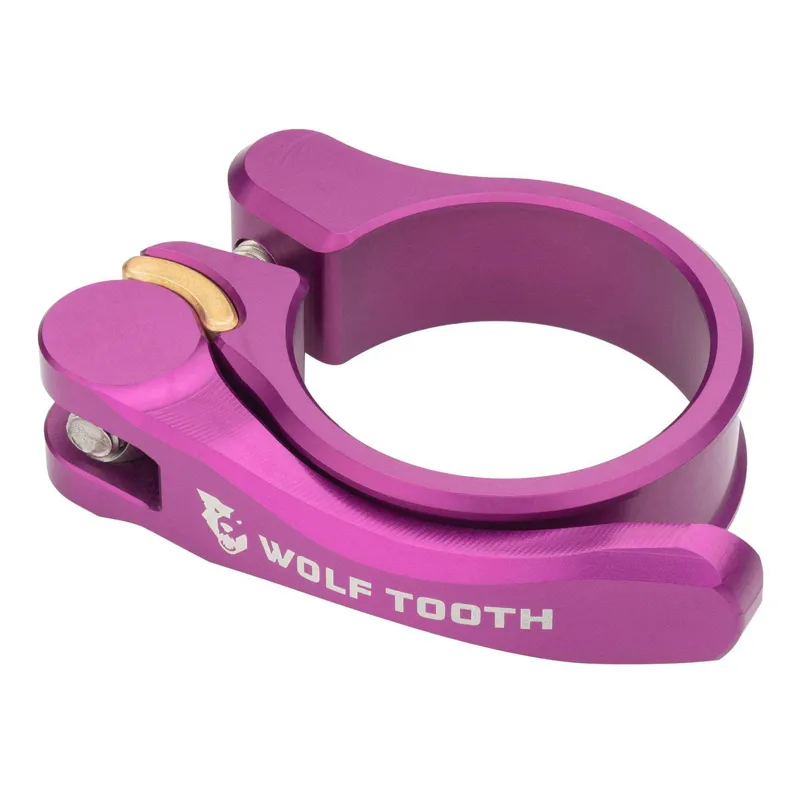 Wolf Tooth Quick Release Seatpost Clamp in Purple