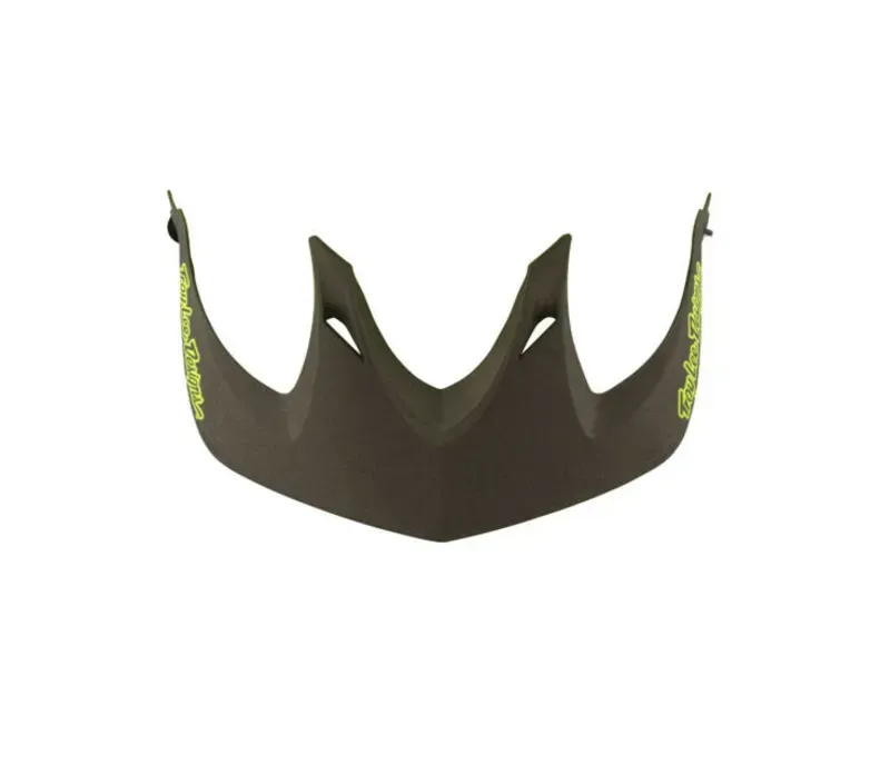 Troy Lee Designs A1 Helmet Replacement Visor in Classic Yellow/Black